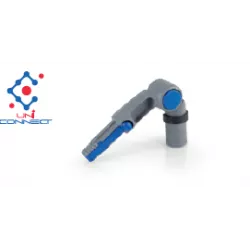 Articulation avec filetage italien pour perches ø 21 mm