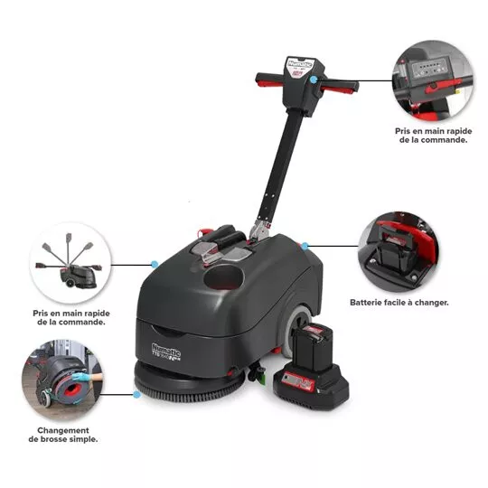 AUTOLAVEUSE COMPACTE TTB1840 NX-R +1 BATTERIE LITHIUM INCLUS